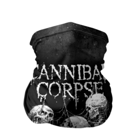 Бандана-труба 3D с принтом Cannibal Corpse в Санкт-Петербурге, 100% полиэстер, ткань с особыми свойствами — Activecool | плотность 150‒180 г/м2; хорошо тянется, но сохраняет форму | canibal corpse | cannibal corpse | death metal | группы | дэт метал | канибал корпс | метал | рок