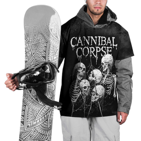 Накидка на куртку 3D с принтом Cannibal Corpse в Тюмени, 100% полиэстер |  | Тематика изображения на принте: canibal corpse | cannibal corpse | death metal | группы | дэт метал | канибал корпс | метал | рок