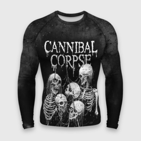 Мужской рашгард 3D с принтом Cannibal Corpse ,  |  | Тематика изображения на принте: canibal corpse | cannibal corpse | death metal | группы | дэт метал | канибал корпс | метал | рок