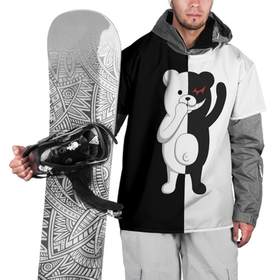 Накидка на куртку 3D с принтом МЕДВЕДЬ МОНОКУМА , 100% полиэстер |  | anime | danganronpa | enoshima | junko | monokuma | аниме | джунко | игра | манга | медведь | монокума | робот медведь | эношима