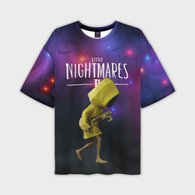 Мужская футболка oversize 3D с принтом Little       Nightmares 2 в Петрозаводске,  |  | Тематика изображения на принте: little nightmares | страшилка | страшная игра | ужас | хоррор