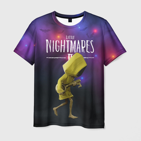 Мужская футболка 3D с принтом Little       Nightmares 2 в Белгороде, 100% полиэфир | прямой крой, круглый вырез горловины, длина до линии бедер | little nightmares | страшилка | страшная игра | ужас | хоррор