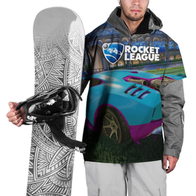 Накидка на куртку 3D с принтом Rocket League , 100% полиэстер |  | Тематика изображения на принте: cars | game | games | rocket league | гонка | гонки | машина | машины | рокет лига