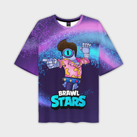 Мужская футболка oversize 3D с принтом Stu brawl  stars в Курске,  |  | Тематика изображения на принте: brawl | brawl stars | brawlstars | brawl_stars | jessie | бравл | бравлер stu | бравлстарс | гонщик | каскадер | сту