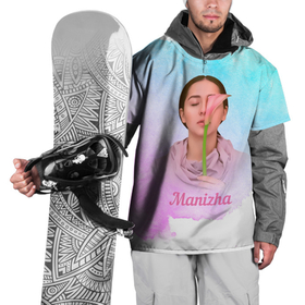 Накидка на куртку 3D с принтом Манижа  Manizha , 100% полиэстер |  | manizha | далеровна | душанбе | евровидение | евровидение 2021 | манижа | певица | таджикистан | хамраева