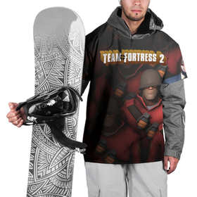 Накидка на куртку 3D с принтом Team Fortress в Курске, 100% полиэстер |  | game | gamer | team fortress | valve | валв | игра | игры | командная крепость