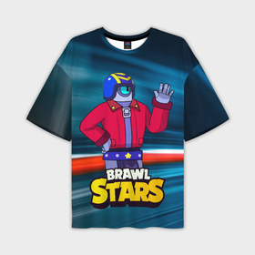 Мужская футболка oversize 3D с принтом Stu  brawl stars ,  |  | brawl | brawl stars | brawlstars | brawl_stars | jessie | бравл | бравлер stu | бравлстарс | гонщик | каскадер | сту