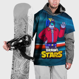 Накидка на куртку 3D с принтом Stu  brawl stars в Санкт-Петербурге, 100% полиэстер |  | brawl | brawl stars | brawlstars | brawl_stars | jessie | бравл | бравлер stu | бравлстарс | гонщик | каскадер | сту