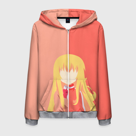 Мужская толстовка 3D на молнии с принтом Gabriel DropOut Gabriel в Петрозаводске, 100% полиэстер | длина до линии бедра, манжеты и пояс оформлены мягкой тканевой резинкой, двухслойный капюшон со шнурком для регулировки, спереди молния, по бокам два кармана | gabriel dropout gabriel | ukami | аниме | габриел уайт тэмма | манга | мультик | отступница габриэль