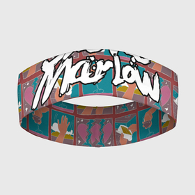 Повязка на голову 3D с принтом SLAVA MARLOW (5) в Тюмени,  |  | marlow | rap | slava | slava marlow | агония | мерлоу | реп | слава | слава мерлоу