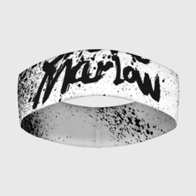 Повязка на голову 3D с принтом SLAVA MARLOW (9) в Петрозаводске,  |  | marlow | rap | slava | slava marlow | агония | мерлоу | реп | слава | слава мерлоу