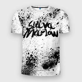 Мужская футболка 3D Slim с принтом SLAVA MARLOW (9) в Тюмени, 100% полиэстер с улучшенными характеристиками | приталенный силуэт, круглая горловина, широкие плечи, сужается к линии бедра | marlow | rap | slava | slava marlow | агония | мерлоу | реп | слава | слава мерлоу