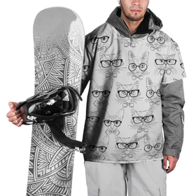 Накидка на куртку 3D с принтом Кошки в очках , 100% полиэстер |  | Тематика изображения на принте: cats | meow | в очках | киса | киска | кисочка | кисуля | кошак | кошара | кошечка | кошки