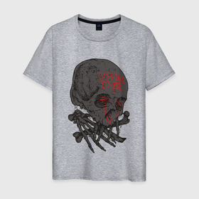 Мужская футболка хлопок с принтом Cannibal Corpse Труп Каннибала (Z) в Санкт-Петербурге, 100% хлопок | прямой крой, круглый вырез горловины, длина до линии бедер, слегка спущенное плечо. | cannibal | cannibal corpse | corpse | death metal | deathgrind | алекс уэбстер | брутальный дэт метал | дэт метал | дэтграйнд | пол мазуркевич | роб барретт | труп каннибала | череп | черепушка