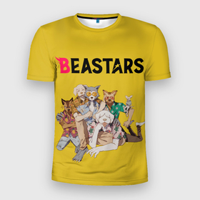 Мужская футболка 3D спортивная с принтом Beastars Джуно и Луис. в Тюмени, 100% полиэстер с улучшенными характеристиками | приталенный силуэт, круглая горловина, широкие плечи, сужается к линии бедра | beastars | аниме | бистарс | выдающиеся звери | джуно | луис | сериал | фильм | хару