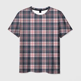 Мужская футболка 3D с принтом Клеточный узор в Петрозаводске, 100% полиэфир | прямой крой, круглый вырез горловины, длина до линии бедер | джентльмены | квадраты | клетка | костюм | линии | полосы | текстура | узор