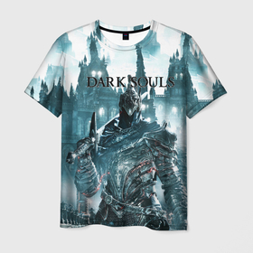Мужская футболка 3D с принтом Dark Souls в Екатеринбурге, 100% полиэфир | прямой крой, круглый вырез горловины, длина до линии бедер | action rpg | dark | souls | дарк соулс | игра