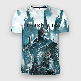 Мужская футболка 3D спортивная с принтом Dark Souls в Тюмени, 100% полиэстер с улучшенными характеристиками | приталенный силуэт, круглая горловина, широкие плечи, сужается к линии бедра | action rpg | dark | souls | дарк соулс | игра