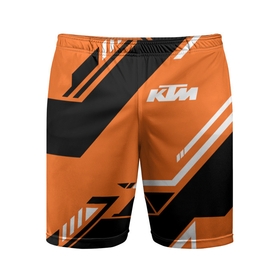 Мужские шорты спортивные с принтом KTM | КТМ SPORT ,  |  | enduro | ktm | moto | moto sport | motocycle | orange | sportmotorcycle | ктм | мото | мото спорт | мотоспорт | оранжевый | спорт мото