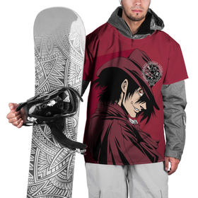 Накидка на куртку 3D с принтом Алукард , 100% полиэстер |  | Тематика изображения на принте: anime | hellsing | vampire | кото хирано