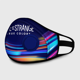 Маска из неопрена с принтом Life is Strange True Colors в городе Новоалтайск, неопрен 100% | Форма огибающая нос. Резинки для ушей с дополнительной резинкой на затылке. Клапан для выдоха для активного дыхания при занятиях спортом. Эластичный материал маски и окантовки для лучшего растяжения и прилегания маски.  | Тематика изображения на принте: amberprice | art | chloeprice | chris | colors | daniel | danieldiaz | is | life | lifeisstrange | lifeisstrange3 | lifeisstrangebeforethestorm | lifeisstrangegame | lis | lis3 | maxcaulfield | pricefield | rachelamber | sean | seandiaz | strange