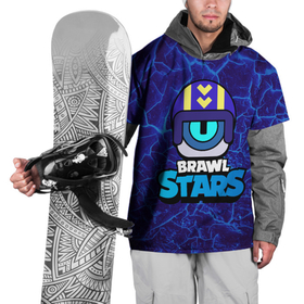 Накидка на куртку 3D с принтом STU СТУ Brawl Stars в Тюмени, 100% полиэстер |  | brawl | brawl stars | brawlstars | brawl_stars | jessie | бравл | бравлер stu | бравлстарс | гонщик | каскадер | сту