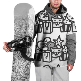 Накидка на куртку 3D с принтом Чёрно-белые дудлы в Екатеринбурге, 100% полиэстер |  | Тематика изображения на принте: doodle | белый | ворон | ворона | дудл | дудлы | звезда | кекс | кот | котэ | кошка | сердечко | сердце | чёрно белый | чёрный