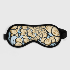 Маска для сна 3D с принтом Нежная бууза в Тюмени, внешний слой — 100% полиэфир, внутренний слой — 100% хлопок, между ними — поролон |  | бабрбук | байкал | бууза | иркутск