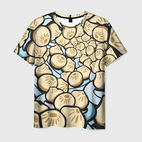 Мужская футболка 3D с принтом Нежная бууза в Белгороде, 100% полиэфир | прямой крой, круглый вырез горловины, длина до линии бедер | бабрбук | байкал | бууза | иркутск