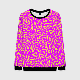 Мужской свитшот 3D с принтом Абстрактные узоры в Екатеринбурге, 100% полиэстер с мягким внутренним слоем | круглый вырез горловины, мягкая резинка на манжетах и поясе, свободная посадка по фигуре | abstract | military | neon | pattern | pink | purple | texture | абстракция | бактерии | волны | восточные | гламур | желтые узоры | камуфляж | кудрявые | милитари | нежные | неоновые | орнамент | паттерн | пятна | резьба