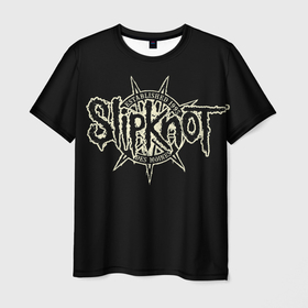 Мужская футболка 3D с принтом Slipknot 1995 в Санкт-Петербурге, 100% полиэфир | прямой крой, круглый вырез горловины, длина до линии бедер | Тематика изображения на принте: metal | music | rock | slipknot | логотип | металл | музыка | надпись | пентаграмма | рок | слипкнот | узор | цифры
