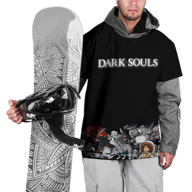 Накидка на куртку 3D с принтом 8bit Dark Souls в Белгороде, 100% полиэстер |  | Тематика изображения на принте: dark souls | lfhr cjekc | вфкл ыщгды | дарк соулс | темная душа | черная душа