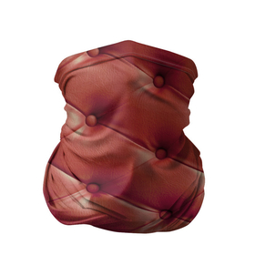 Бандана-труба 3D с принтом Диванчик в Белгороде, 100% полиэстер, ткань с особыми свойствами — Activecool | плотность 150‒180 г/м2; хорошо тянется, но сохраняет форму | диванная обивка | кожа | обивка из кожи | текстура