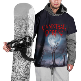 Накидка на куртку 3D с принтом Cannibal Corpse | Труп Каннибала (Z) в Курске, 100% полиэстер |  | cannibal | cannibal corpse | corpse | death metal | deathgrind | алекс уэбстер | брутальный дэт метал | дэт метал | дэтграйнд | пол мазуркевич | роб барретт | труп каннибала