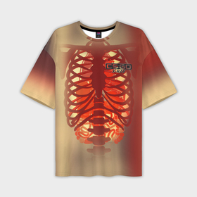 Мужская футболка oversize 3D с принтом X Ray Style   Рентген в Белгороде,  |  | 0x000000123 | ak 47 | csgo | xray | ксго | рентген