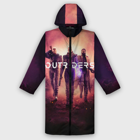 Дождевик унисекс 3D с принтом Outriders в городе Новоалтайск,  |  | game | outriders | rpg | shooter | всадники | игра | рпг | шутер