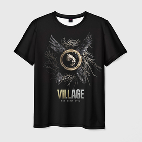 Мужская футболка 3D с принтом Resident Evil Village в Курске, 100% полиэфир | прямой крой, круглый вырез горловины, длина до линии бедер | evil | resident | umbrela | umbrella | village | амбрела | амбрелла | апокалипсис | вирус | деревня | зла | зомби | зонт | обитель | резидент | эпидемия
