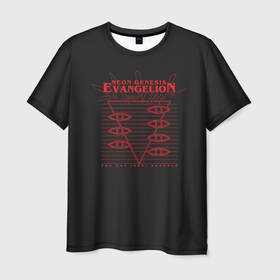 Мужская футболка 3D с принтом Evangelion Neon Genesis , 100% полиэфир | прямой крой, круглый вырез горловины, длина до линии бедер | eva | eva 00 | eva 01 | eva 02 | evangelion | rei | rei ayanami | shinji ikari | аска | ева | ева 02 | евангелион