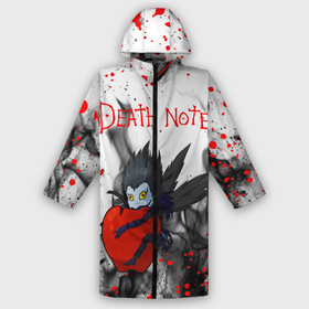 Дождевик унисекс 3D с принтом ТЕТРАДЬ СМЕРТИ в городе Новоалтайск,  |  | anime | death note | аниме | кира | лайт ягами | манга | миса аманэ | михаэль кэл | ниа | рэм. | рюк