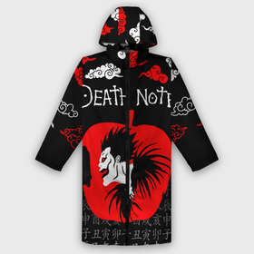 Дождевик унисекс 3D с принтом ТЕТРАДЬ СМЕРТИ в городе Новоалтайск,  |  | anime | death note | аниме | кира | лайт ягами | манга | миса аманэ | михаэль кэл | ниа | рэм. | рюк