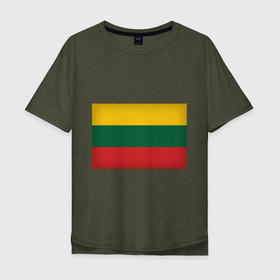 Мужская футболка хлопок Oversize с принтом RASTAMAN в Новосибирске, 100% хлопок | свободный крой, круглый ворот, “спинка” длиннее передней части | flag | rasta | reggae | раста | раста флаг | регги | эфиопия