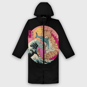Дождевик унисекс 3D с принтом CATZILLA в городе Новоалтайск,  |  | cat | cats | catzilla | godzilla | japan | kaiju | neko | ninja | retro | samurai | shark | wave | yakuza | акула | волна | годзилла | кайдзю | катана | кот | котенок | котзилла | коты | котэ | котята | кошка | неко | ниндзя | ретро | самурай | якудза