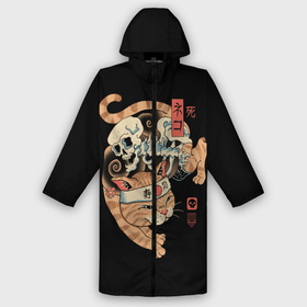 Дождевик унисекс 3D с принтом Cat of Death в городе Новоалтайск,  |  | cat | cats | death | japan | ninja | samurai | shogun | skull | yakuza | катана | кот | котенок | коты | котэ | котята | кошка | ниндзя | самурай | сёгун | череп | якудза | япония