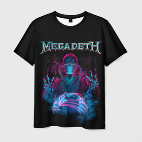 Мужская футболка 3D с принтом MEGADETH , 100% полиэфир | прямой крой, круглый вырез горловины, длина до линии бедер | grange | hardcore | megadeth | metal | music | punk | rock | trash | usa | мастейн | мегадес | метал | музыка | панк | рок | трэш