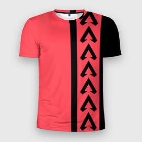 Мужская футболка 3D спортивная с принтом Apex Legends в Петрозаводске, 100% полиэстер с улучшенными характеристиками | приталенный силуэт, круглая горловина, широкие плечи, сужается к линии бедра | apex legends | apex legends лого | игра | лого | минимализм