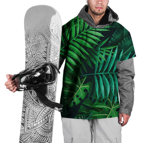 Накидка на куртку 3D с принтом Сочные тропики в Петрозаводске, 100% полиэстер |  | Тематика изображения на принте: заросли | кусты | лето | листья | пальма | тропики. зелень
