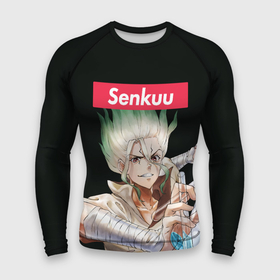 Мужской рашгард 3D с принтом Senkuu ,  |  | dr. stone | kohaku | senku | taiju | доктор стоун | исигами сэнку | кохаку | сэнку | тайдзю | цукаса