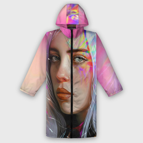Дождевик унисекс 3D с принтом Billie Eilish (Маслом) в Ухте,  |  | billie eilish | знаменитость | краски | лицо | певица | рисунок
