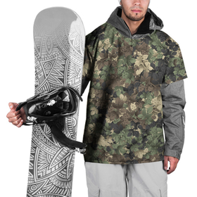 Накидка на куртку 3D с принтом Хмельной камуфляж , 100% полиэстер |  | Тематика изображения на принте: octoberfest | листья | октоберфест | хаки | хмель