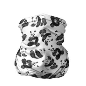 Бандана-труба 3D с принтом Акварельные панды паттерн , 100% полиэстер, ткань с особыми свойствами — Activecool | плотность 150‒180 г/м2; хорошо тянется, но сохраняет форму | art | black white | cute | funny panda | panda | pandas | pattern | watercolor | акварель | акварельный рисунок | арт | детский рисунок | маленькие панды | медведи | медвежата | милые панды | мишки | панда | пандочка | пандочки | узор